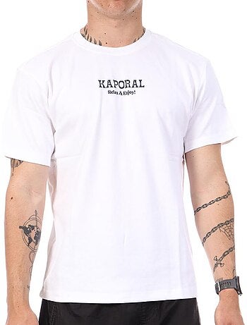 T-Shirt Branco para Homem Kaporal TYGAE