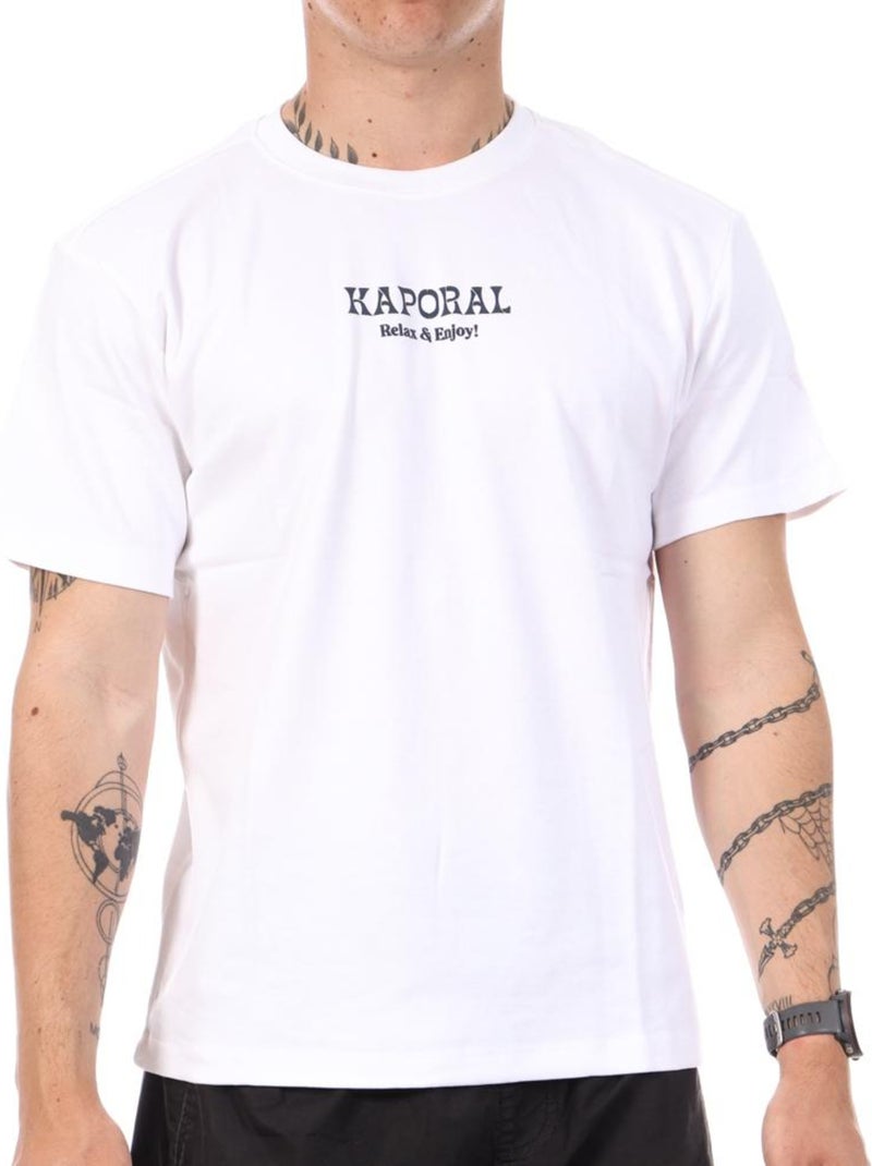 T-Shirt Branco para Homem Kaporal TYGAE Branco - Kiabi