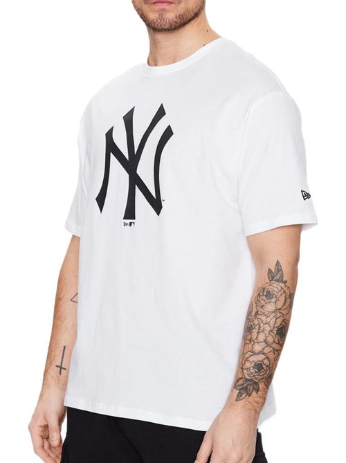 T-shirt Branco para Homem New Era Neyya - Kiabi