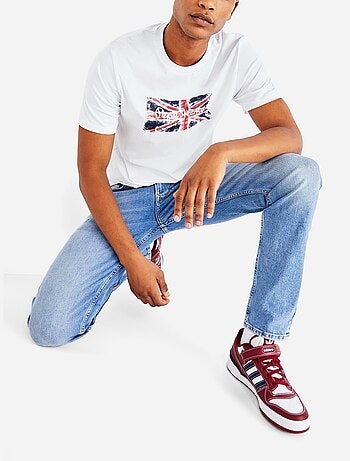 T-shirt Branco para Homem Pepe Jeans Clag