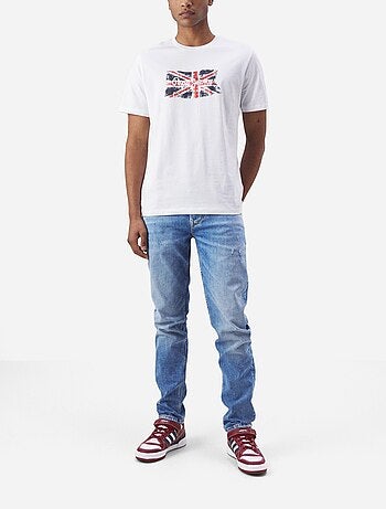 T-shirt Branco para Homem Pepe Jeans Clag