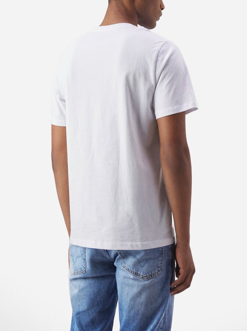 T-shirt Branco para Homem Pepe Jeans Clag Branco - Kiabi