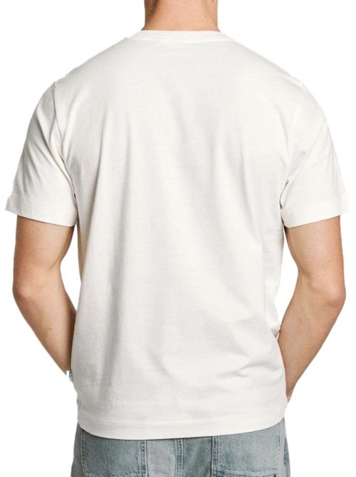 T-shirt Branco para Homem Pepe Jeans Connor - Kiabi