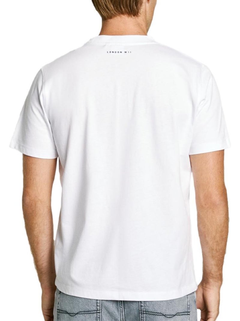 T-shirt Branco para Homem Pepe Jeans Daxton Branco - Kiabi