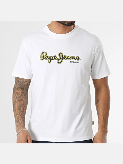T-shirt Branco para Homem Pepe Jeans Dorian - Kiabi