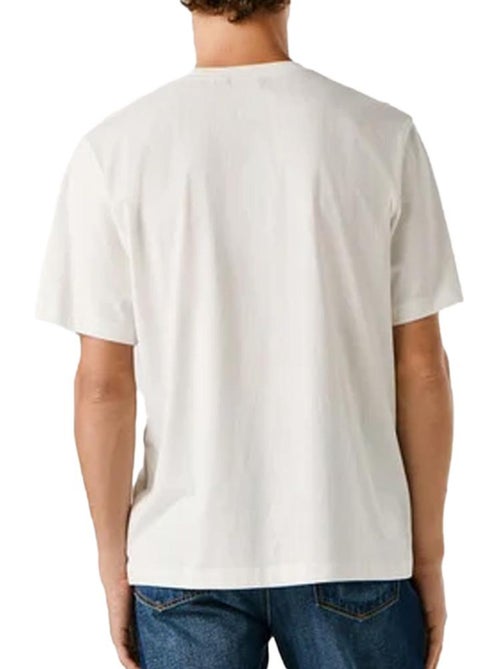 T-Shirt Branco para Homem Pepe Jeans Griffin - Kiabi T-Shirt Branco para Homem Pepe Jeans Griffin - Kiabi