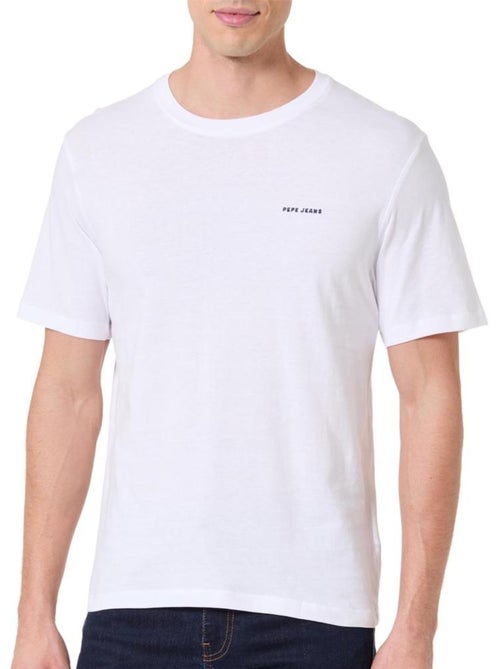 T-shirt Branco para Homem Pepe Jeans PJL M ND - Kiabi T-shirt Branco para Homem Pepe Jeans PJL M ND - Kiabi
