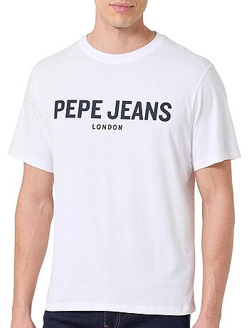 T-Shirt Branco para Homem Pepe Jeans Pjl M NdS