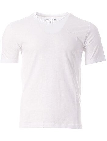 T-shirt branco para homem teddy smith gildas
