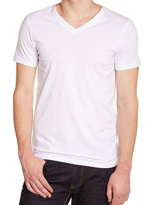 T-Shirt Branco para Homem Teddy Smith Tawax - Kiabi