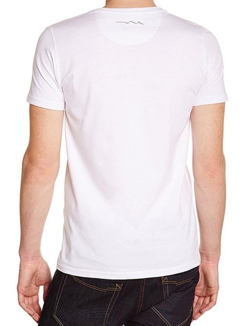 T-Shirt Branco para Homem Teddy Smith Tawax - Kiabi