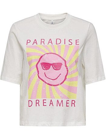 T-shirt menina rosa kids only carty-sun