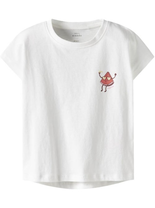 T-shirt Branco para Menina Name it Capsl - Kiabi