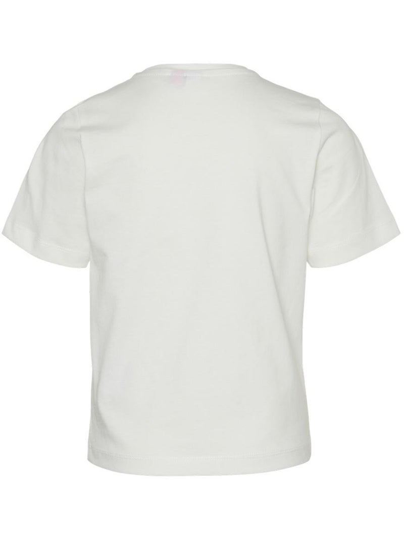 T-Shirt Branco para Menina Vero Moda Frey Branco - Kiabi