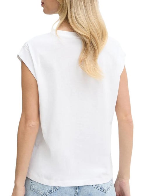 T-shirt Branco para Mulher Pepe Jeans Aurore - Kiabi T-shirt Branco para Mulher Pepe Jeans Aurore - Kiabi