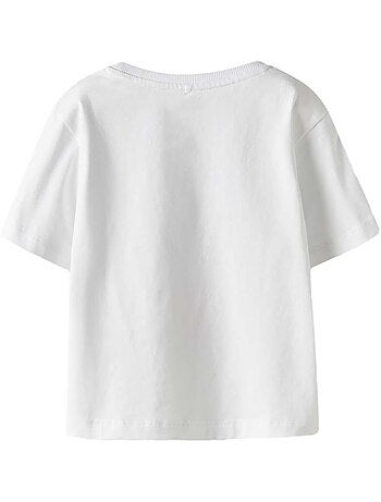 T-shirt branco para rapaz name it vanyo