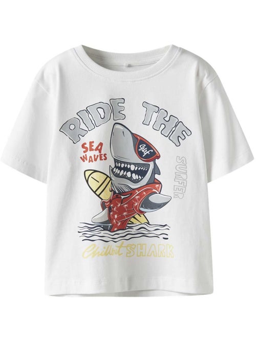 T-Shirt Branco para Rapaz Name it Vanyo - Kiabi