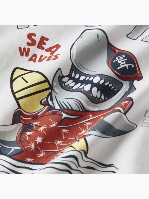 T-Shirt Branco para Rapaz Name it Vanyo - Kiabi