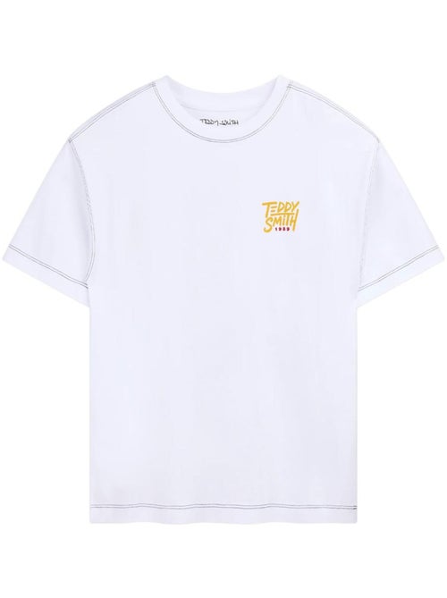 T-shirt branco para rapaz teddy smith sam - Kiabi T-shirt branco para rapaz teddy smith sam - Kiabi