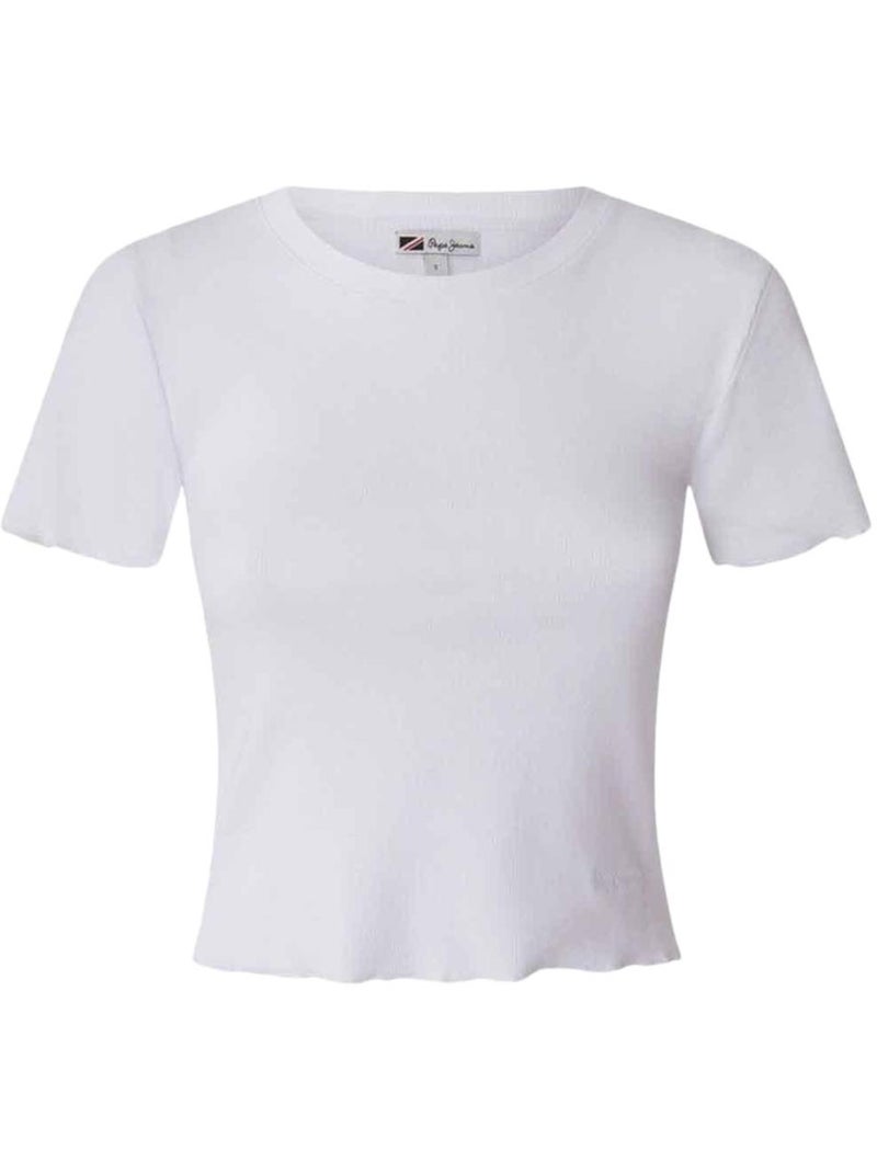 T-shirt Branco Pepe Jeans Cara para Mulher Branco - Kiabi