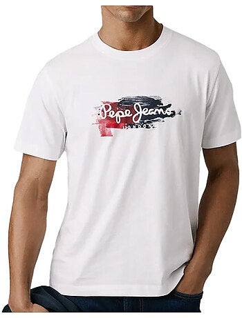 T-shirt Vermelha Masculina Pepe Jeans Trey
