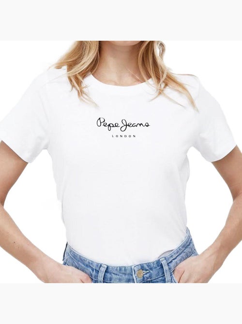 T-shirt Branco Pepe Jeans Wendy para Mulher - Kiabi T-shirt Branco Pepe Jeans Wendy para Mulher - Kiabi