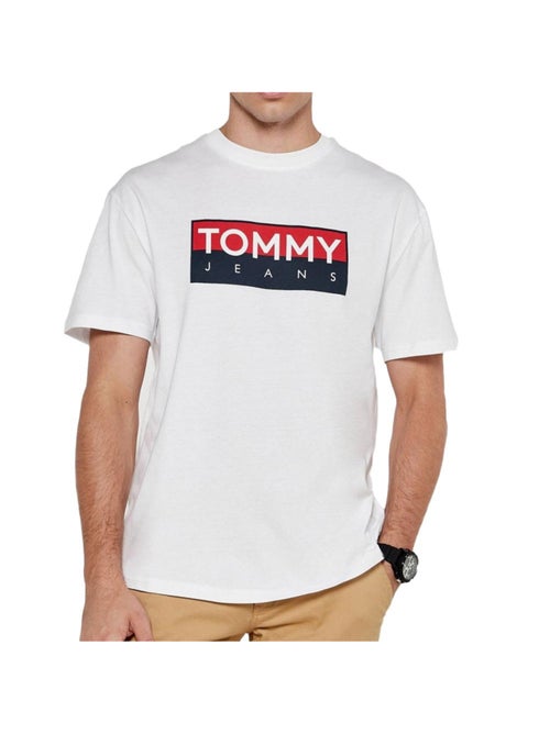 T-shirt Branco Regular Fit Tommy Hilfiger para Homem - Kiabi