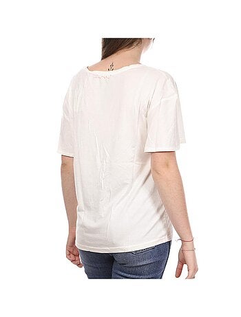 T-shirt Branco Teddy Smith Tifani para Mulher
