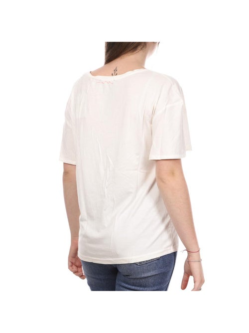 T-shirt Branco Teddy Smith Tifani para Mulher - Kiabi