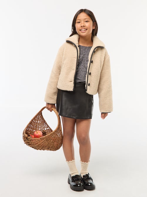 T-shirt brilhante de mangas compridas - Kiabi