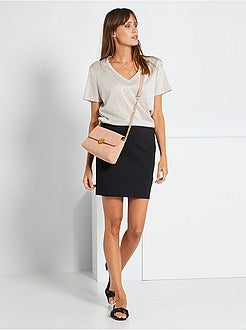 T-shirt brilhante - Kiabi