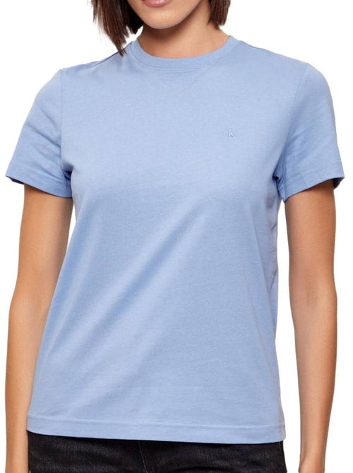 T-Shirt Calvin Klein Jeans Archive Azul para Mulher - Kiabi T-Shirt Calvin Klein Jeans Archive Azul para Mulher - Kiabi