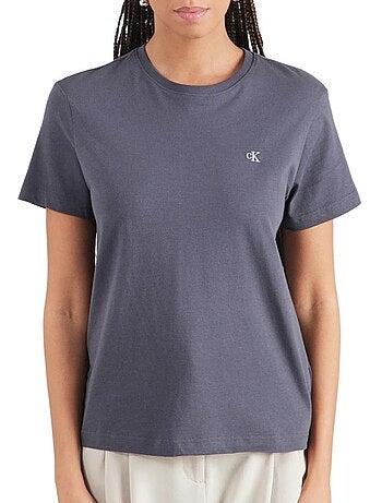 T-shirt calvin klein jeans archive preto para mulher