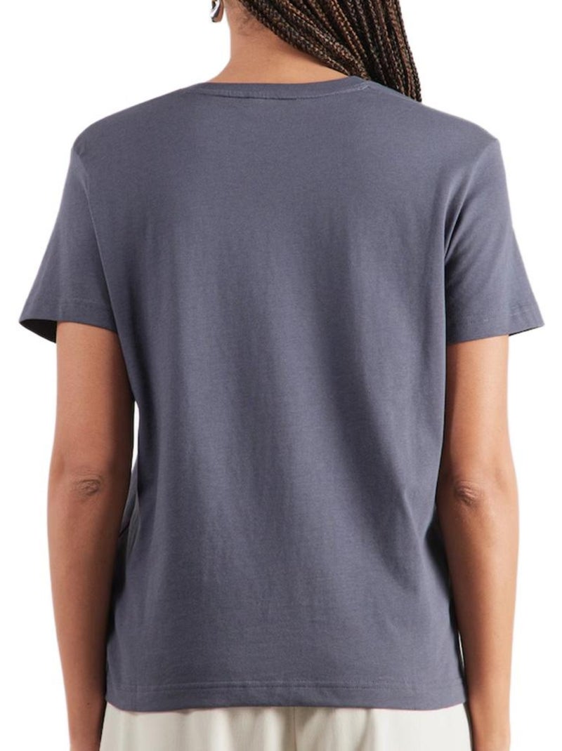T-Shirt Calvin Klein Jeans Archive Cinzento Escuro para Mulher Cinza-prateado - Kiabi