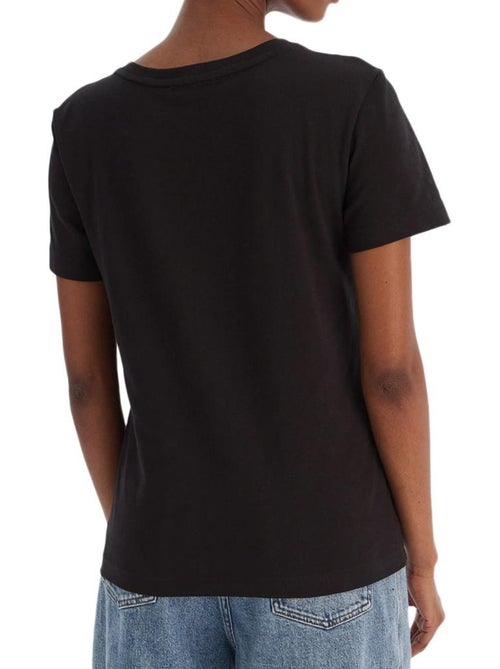 T-shirt Calvin Klein Jeans Archive LV047B205G Preto para Mulher - Kiabi T-shirt Calvin Klein Jeans Archive LV047B205G Preto para Mulher - Kiabi
