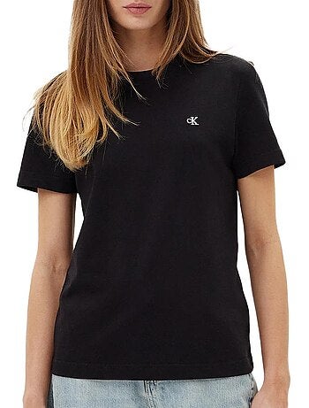 T-Shirt Calvin Klein Jeans Archive Preto para Mulher