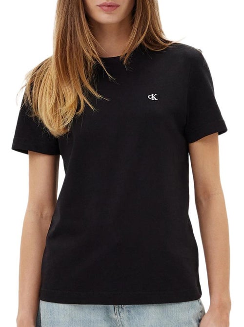T-Shirt Calvin Klein Jeans Archive Preto para Mulher - Kiabi T-Shirt Calvin Klein Jeans Archive Preto para Mulher - Kiabi