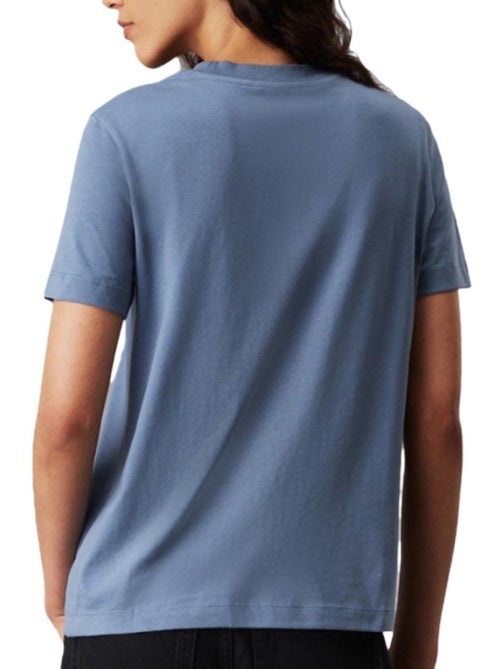 T-shirt Calvin Klein Jeans Azul Bordado para Mulher - Kiabi T-shirt Calvin Klein Jeans Azul Bordado para Mulher - Kiabi