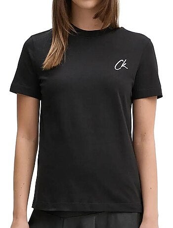 T-shirt Calvin Klein Jeans Bordado para Mulher