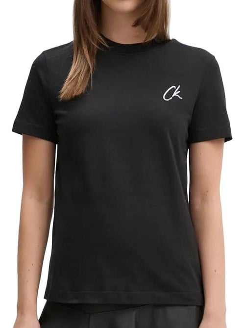 T-shirt Calvin Klein Jeans Bordado para Mulher - Kiabi