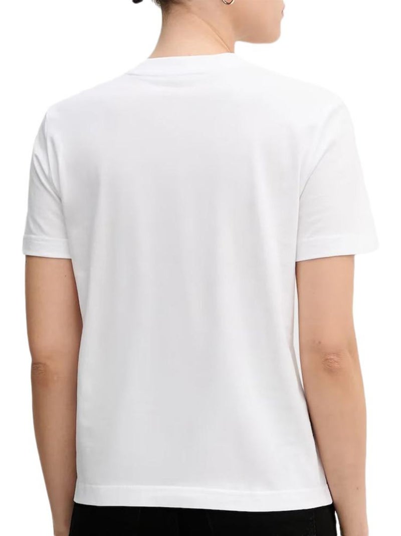 T-Shirt Calvin Klein Jeans Branca para Mulher LV147C857G Branco - Kiabi
