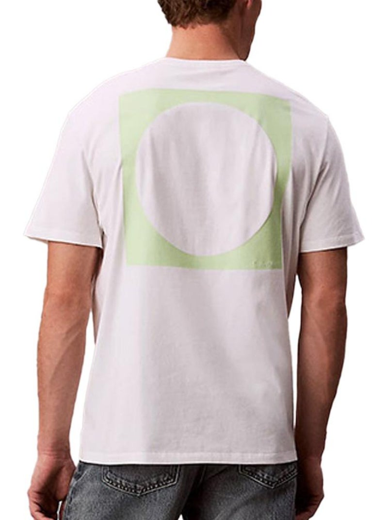 T-Shirt Calvin Klein Jeans Branco para Homem LV04RD810G Branco - Kiabi