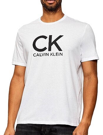 T-Shirt Calvin Klein Jeans Branco para Homem LV04RD819G