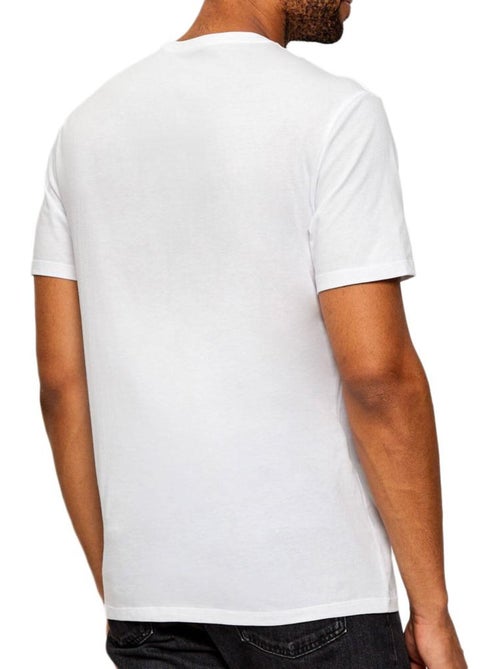 T-Shirt Calvin Klein Jeans Branco para Homem LV04RD819G - Kiabi