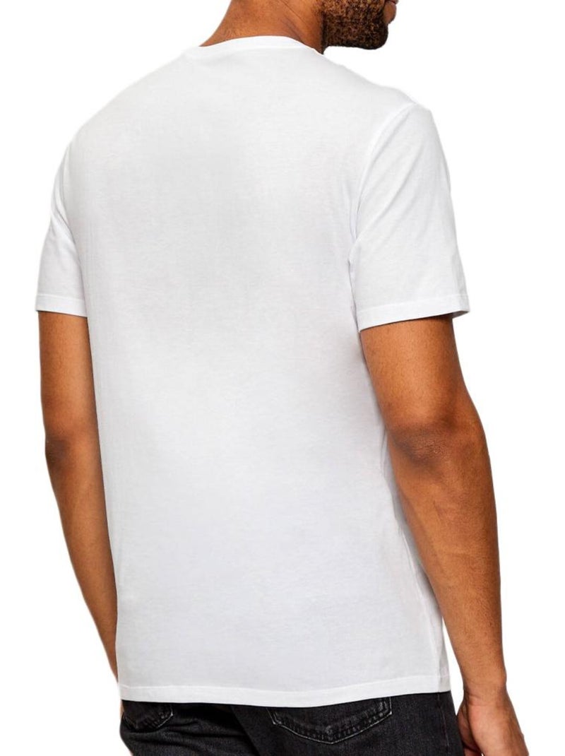 T-Shirt Calvin Klein Jeans Branco para Homem LV04RD819G Branco - Kiabi