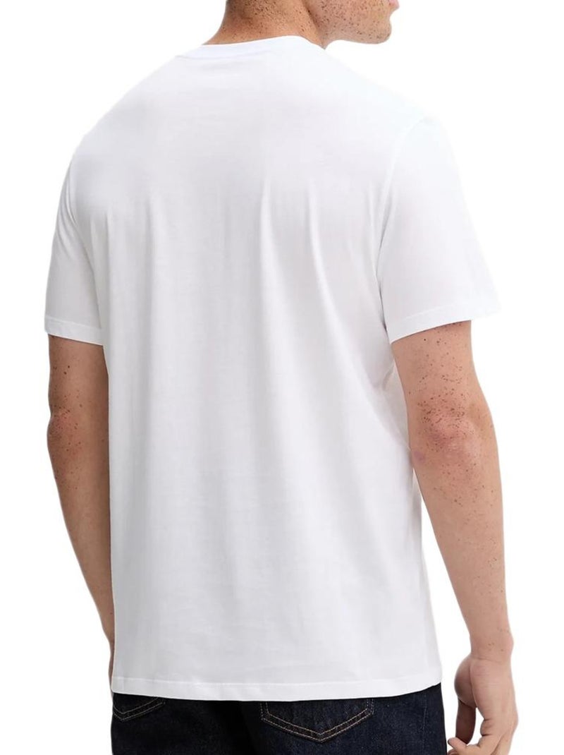 T-Shirt Calvin Klein Jeans Branco para Homem LV04RD821G Branco - Kiabi