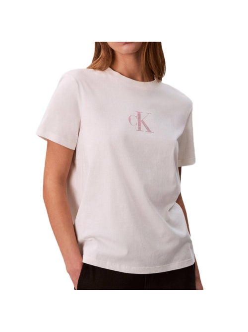 T-shirt Calvin Klein Jeans Branco para Mulher LV047E804G - Kiabi T-shirt Calvin Klein Jeans Branco para Mulher LV047E804G - Kiabi