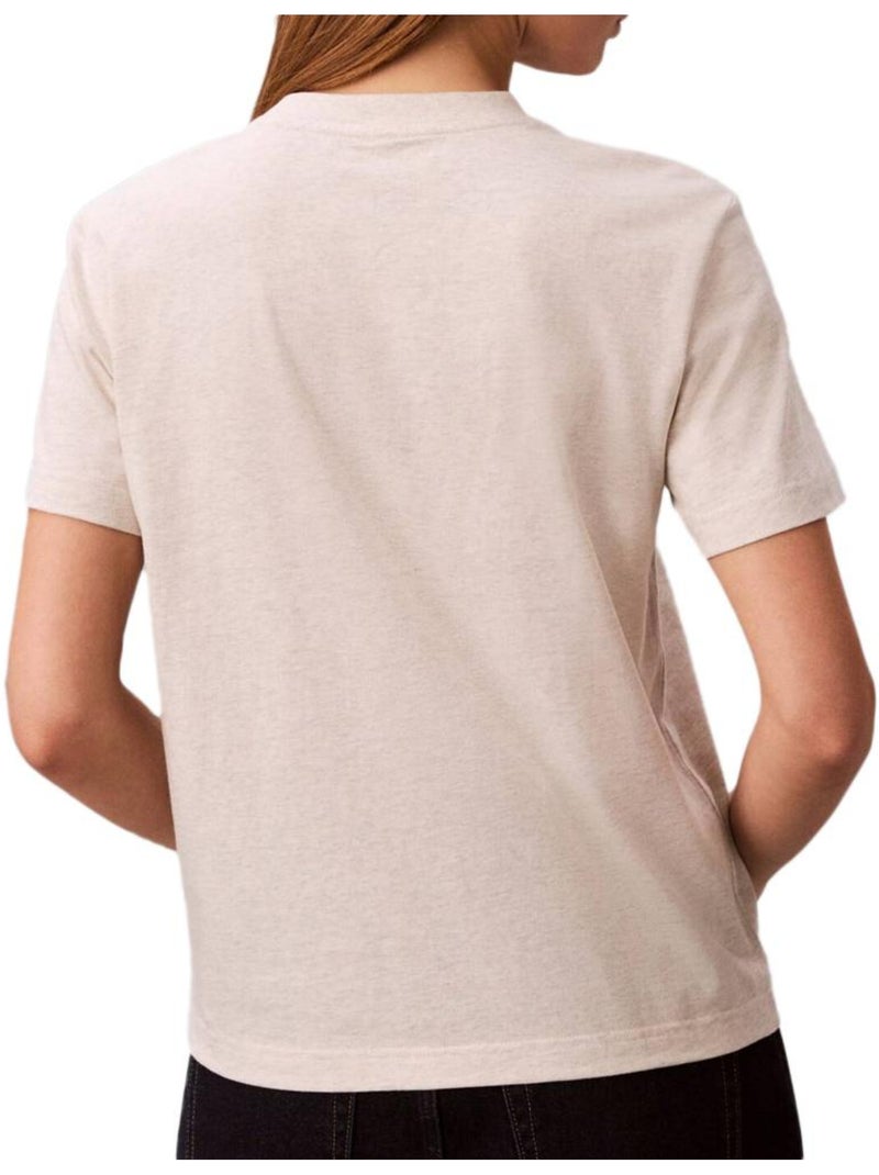 T-Shirt Calvin Klein Jeans Cinzenta para Mulher LV047C912G Cinza-prateado - Kiabi