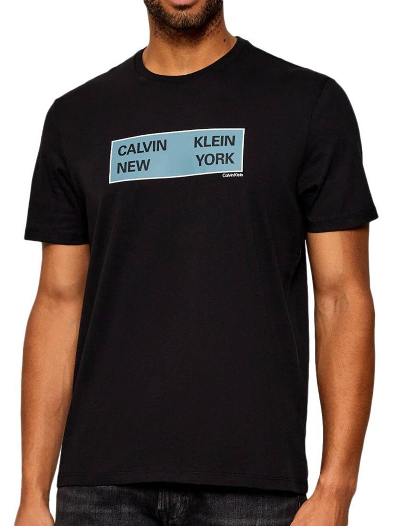 T-Shirt Calvin Klein Jeans CKNY LV04RD816G Preto para Homem Preto - Kiabi