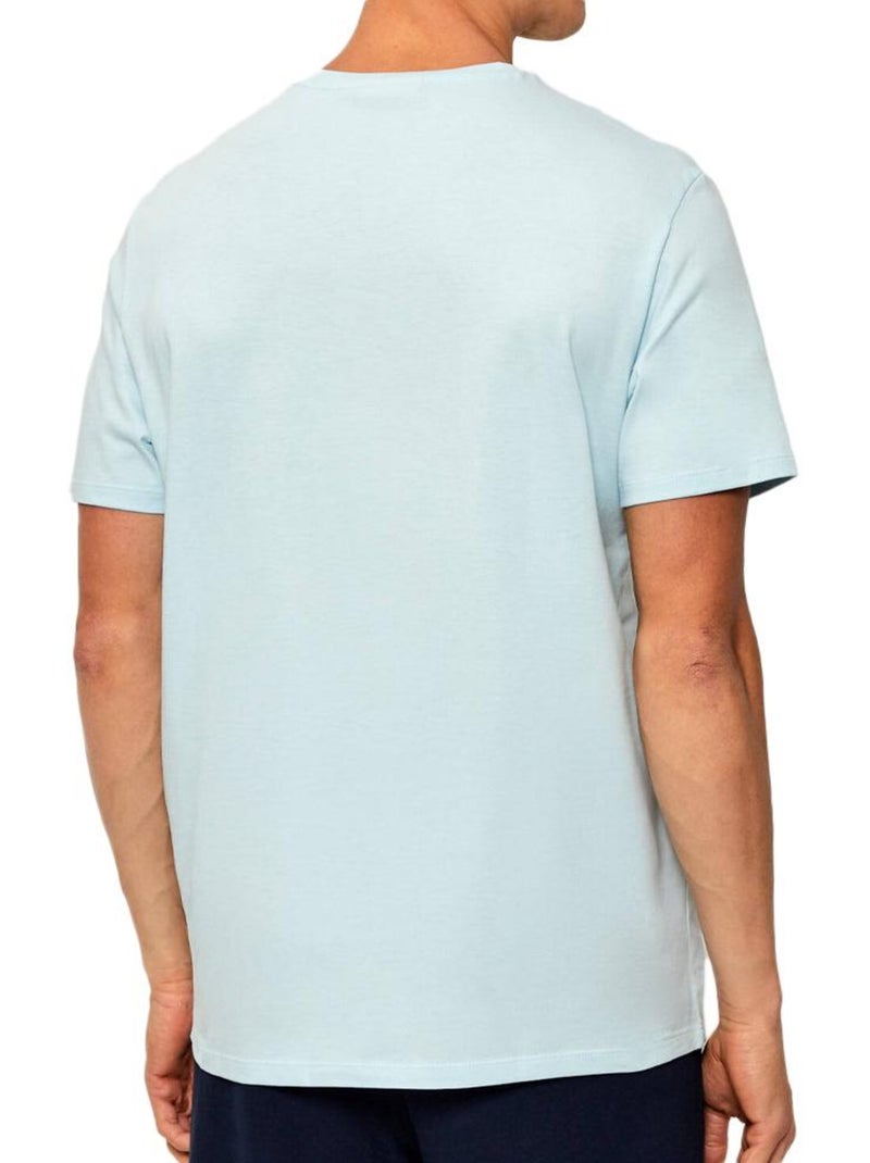 T-Shirt Calvin Klein Jeans Classic Azul Claro para Homem Azul claro - Kiabi